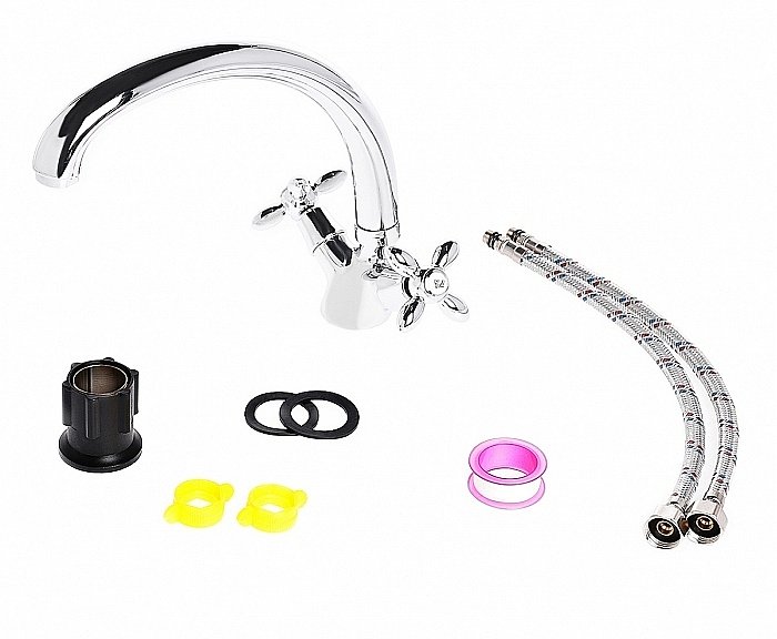 Смеситель для кухни Agger Retro A1900200 хром купить в интернет-магазине сантехники Sanbest