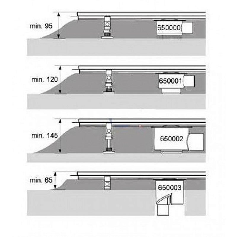 Душевой лоток TECE Drainline plate II 601201 120 пристенный, хром купить в интернет-магазине Sanbest