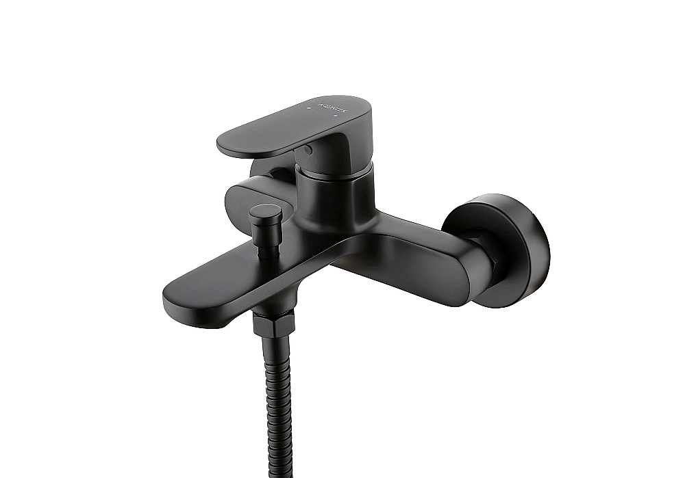 Смеситель для ванны Aquatek Альфа AQ1940MB черный матовый купить в интернет-магазине сантехники Sanbest