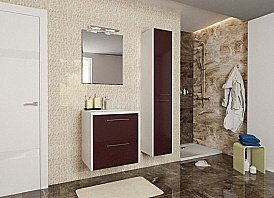 Тумба с раковиной Эстет Vegas 60 белая для ванной в интернет-магазине Sanbest