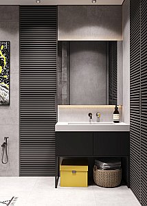 Смеситель для раковины Bronze de Luxe OMG! 9007GM-Y графит/желтый купить в интернет-магазине сантехники Sanbest