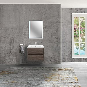 Тумба с раковиной Vincea Gio 60 R.Oak для ванной в интернет-магазине Sanbest