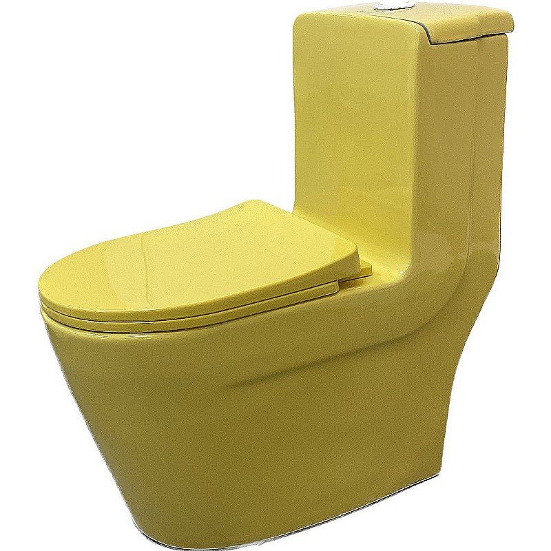 Унитаз-моноблок Laguraty 101Y желтый, с крышкой микролифт (детский) купить в интернет-магазине Sanbest