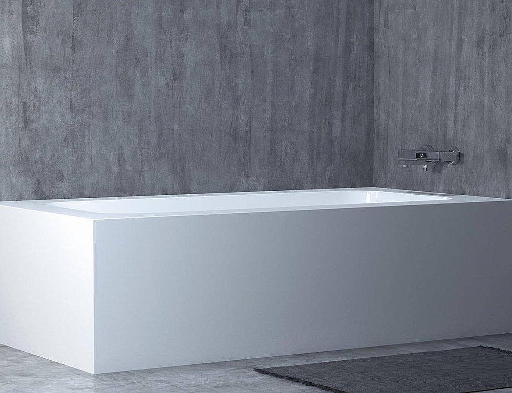 Ванна Salini Orlanda S-Stone 160x70 102025M белая матовая купить в интернет-магазине Sanbest