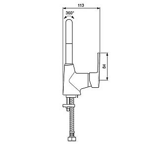 Смеситель для раковины Vidima Uno BA235AA купить в интернет-магазине сантехники Sanbest