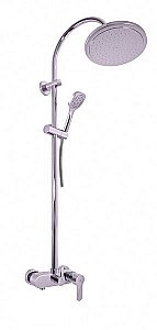Душевая система Rav-Slezak ZAMBEZI ZA082.5/3CB хром/белый купить в интернет-магазине сантехники Sanbest