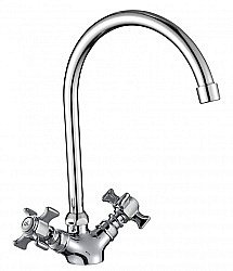 Смеситель для кухни Agger Retro-X A1700000 хром купить в интернет-магазине сантехники Sanbest