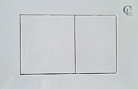 Кнопка для инсталляции CeramaLux LC-014 белая купить в интернет-магазине сантехники Sanbest