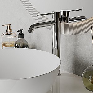 Смеситель для раковины PAINI Cox 78CR205OLL хром купить в интернет-магазине сантехники Sanbest