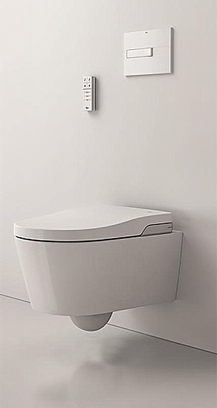 Унитаз подвесной Roca Inspira in-Wash 803060001 безободковый купить в интернет-магазине Sanbest