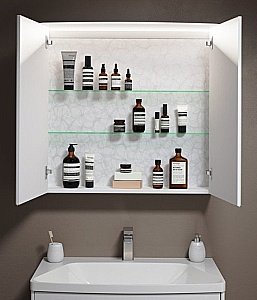 Зеркальный шкаф Aqwella Neringa 80 купить в интернет-магазине сантехники Sanbest