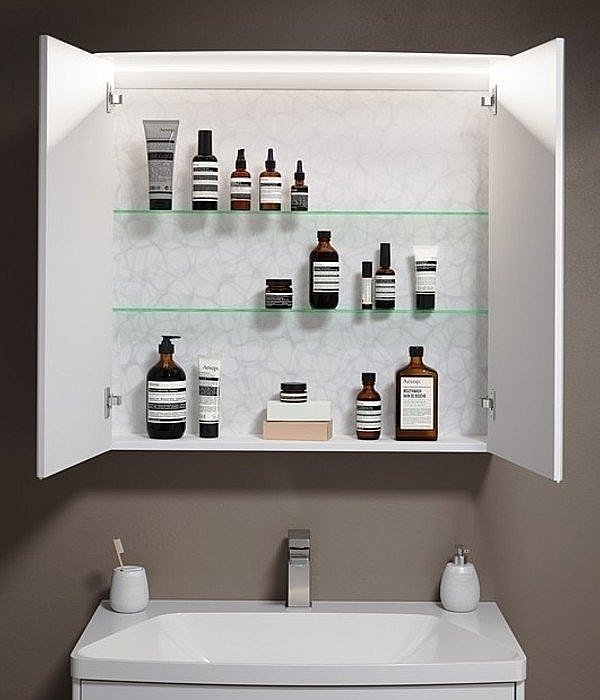 Зеркальный шкаф Aqwella Neringa 80 купить в интернет-магазине сантехники Sanbest