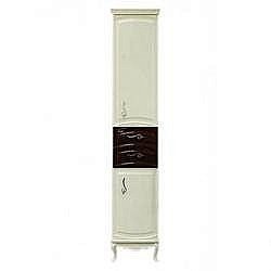 Пенал Misty Флоренция 39,5 бежевый/коричневый правый купить в интернет-магазине сантехники Sanbest