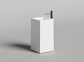 Раковина Salini ARMONIA SQUARE 01 S-Sense 130511G 45 белая купить в интернет-магазине Sanbest