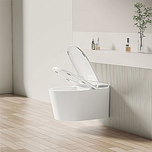 Унитаз подвесной с инсталляцией RGW SW-71 80420271-01 белый, безободковый, с крышкой микролифт, слив-торнадо купить в интернет-магазине Sanbest