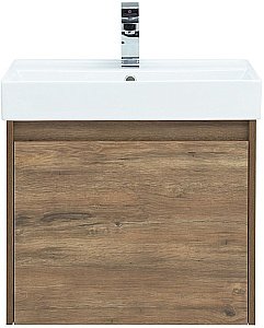 Тумба с раковиной Aquanet Nova Lite 249511 60 дуб рустикальный для ванной в интернет-магазине Sanbest