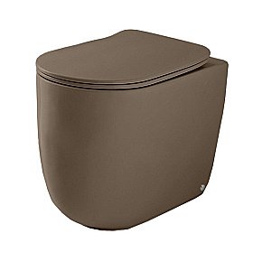 Унитаз приставной Kerasan Nolita 5318 Bruno matt, безободковый купить в интернет-магазине Sanbest