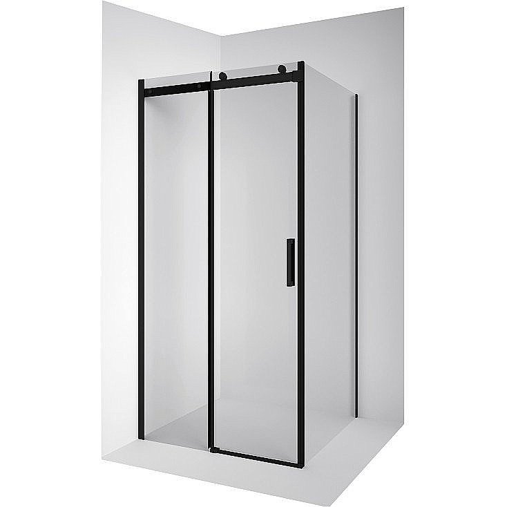 Душевой уголок Ambassador Benefit HB 19021203HB-80HB 140х80 стекло прозрачное/профиль черный купить в интернет-магазине Sanbest