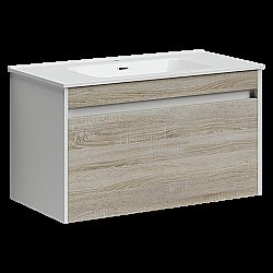 Тумба с раковиной Sancos Smart SM90E дуб бардолино для ванной в интернет-магазине Sanbest