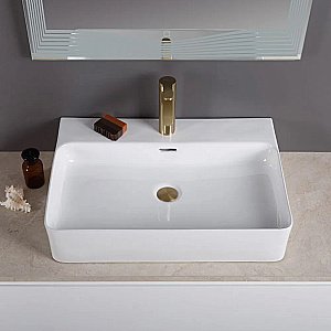 Раковина накладная BelBagno 60 BB1338 белая купить в интернет-магазине Sanbest