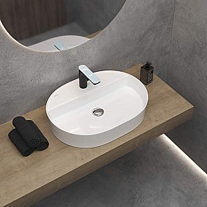 Раковина Berges Ego SL 60 182016 белая купить в интернет-магазине Sanbest