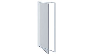 Душевой уголок Aquatek Ария 90х80 стекло прозрачное/профиль хром купить в интернет-магазине Sanbest