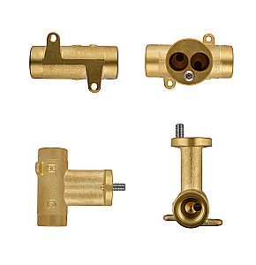 Смеситель с гигиеническим душем и термостатом встраиваемый WONZON & WOGHAND, Брашированный никель (WW-88829909-BN) купить в интернет-магазине сантехники Sanbest