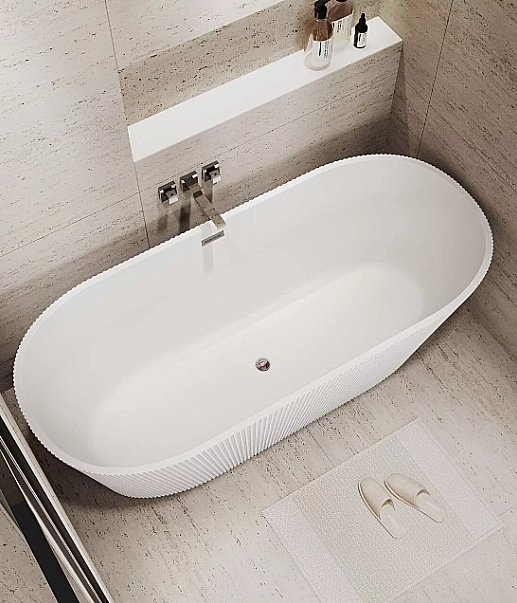 Ванна акриловая Grossman Forta GR-27021M 170х75 белая матовая купить в интернет-магазине Sanbest