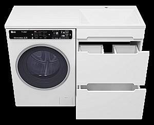 Тумба с раковиной Misty Байкал - 55 Э-Бай06055-022Я (Раковина Гавана 120) белая для ванной в интернет-магазине Sanbest