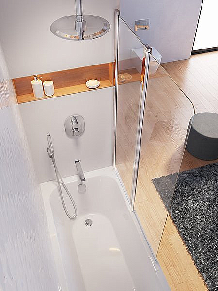 Ванна акриловая Ravak Chrome CE21000000 180x80 белый купить в интернет-магазине Sanbest