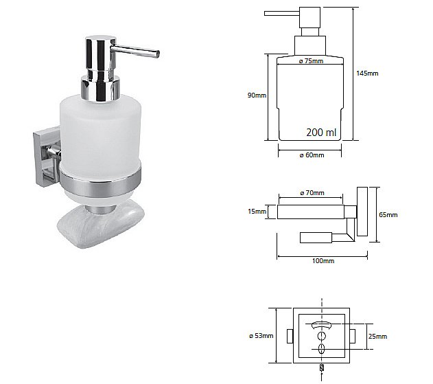 Диспенсер Bemeta Beta 132109182 купить в интернет-магазине сантехники Sanbest