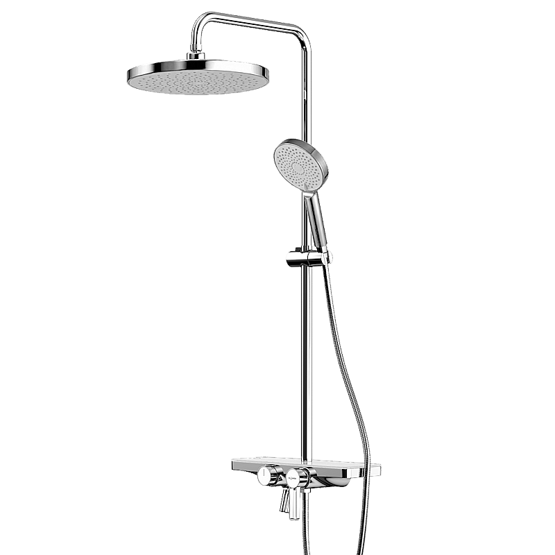 Душевая система Elghansa 2375707-2S (Set-36) хром/белый купить в интернет-магазине сантехники Sanbest