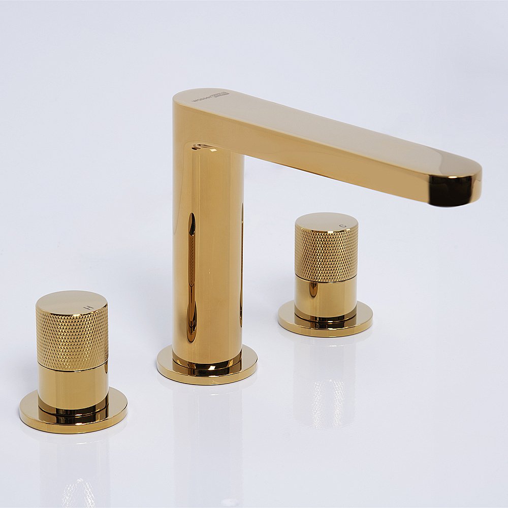 Смеситель для раковины WasserKRAFT Ems 7600 7635 золото купить в интернет-магазине сантехники Sanbest