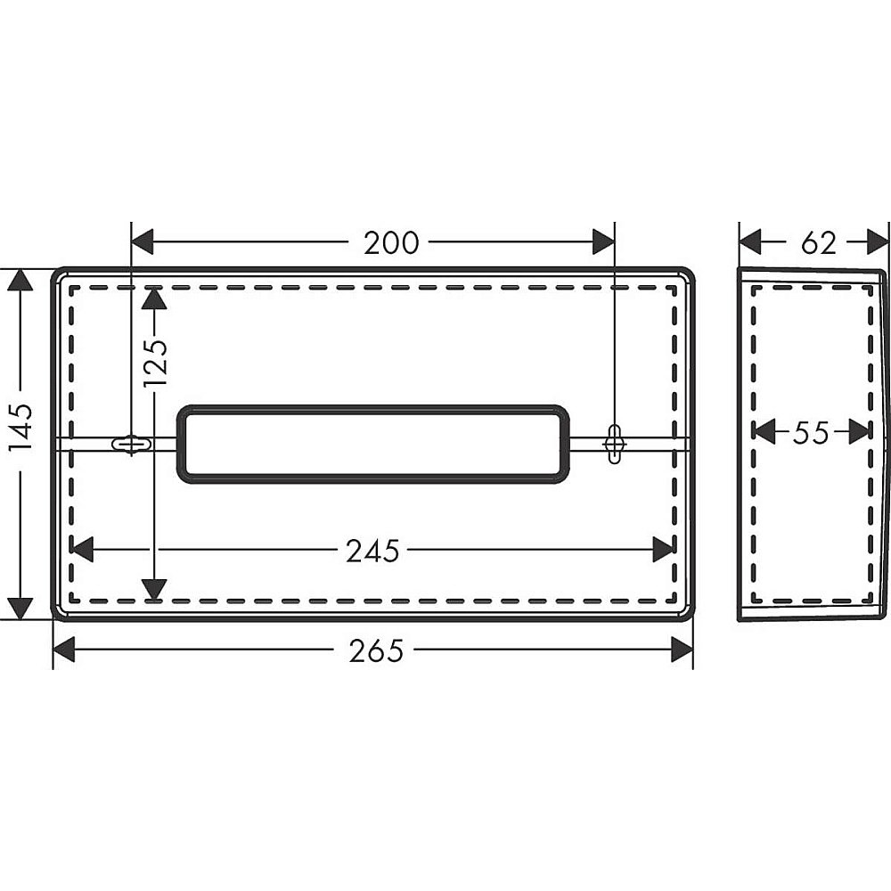 Салфетница Hansgrohe AddStoris 41774700 белая матовая купить в интернет-магазине сантехники Sanbest