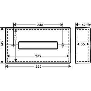 Салфетница Hansgrohe AddStoris 41774700 белая матовая купить в интернет-магазине сантехники Sanbest