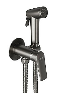 Гигиенический душ со смесителем Cezares LINER-DIF-GM оружейная сталь купить в интернет-магазине сантехники Sanbest