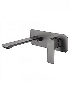 Смеситель для раковины встраиваемый WONZON & WOGHAND DIAMOND, Темный графит (WW-88869011-BGM ) купить в интернет-магазине сантехники Sanbest