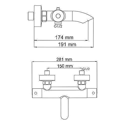 Смеситель для ванны WasserKRAFT Berkel 4811 купить в интернет-магазине сантехники Sanbest