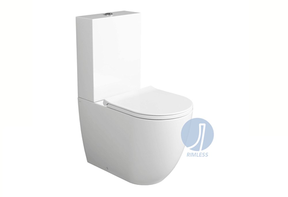 Унитаз напольный SIMAS Vignoni безободковый, с бачком, белый купить в интернет-магазине Sanbest