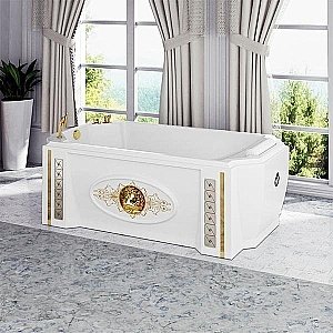 Ванна акриловая FRA GRANDE Эстелона 4-01-3-0-5-409 190х110 белая с гидромассажем купить в интернет-магазине Sanbest