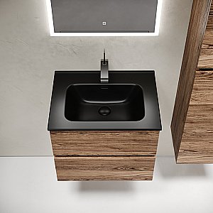 Тумба с раковиной Sancos Urban 60 UR60ECH дуб чарльстон для ванной в интернет-магазине Sanbest