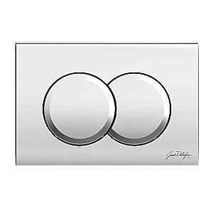 Унитаз подвесной Jacob Delafon Odeon Rive Gauche EDR103-CP безободковый, с инсталляцией, с крышкой микролифт, белый/кнопка хром купить в интернет-магазине Sanbest