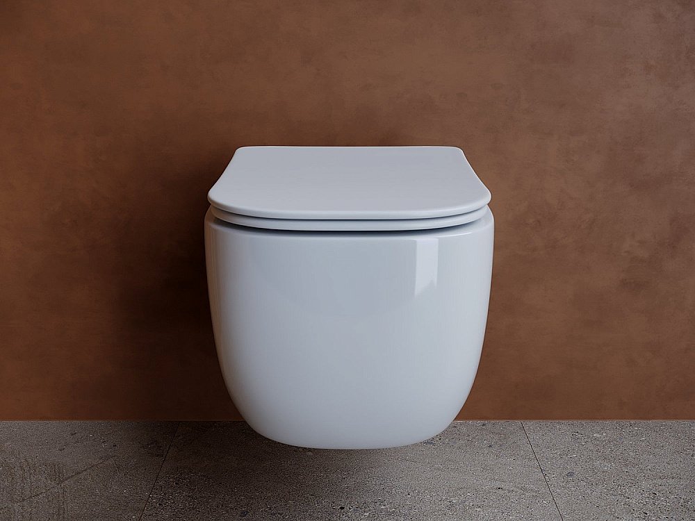 Унитаз подвесной Ceramica Nova NOEL Rimless CN3013 безободковый, с крышкой микролифт купить в интернет-магазине Sanbest