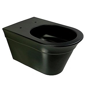 Унитаз подвесной Migliore MONACO 32063, черный матовый, безободковый купить в интернет-магазине Sanbest