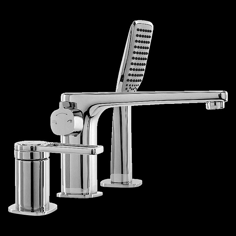 Смеситель для ванны Elghansa 2813878 хром купить в интернет-магазине сантехники Sanbest