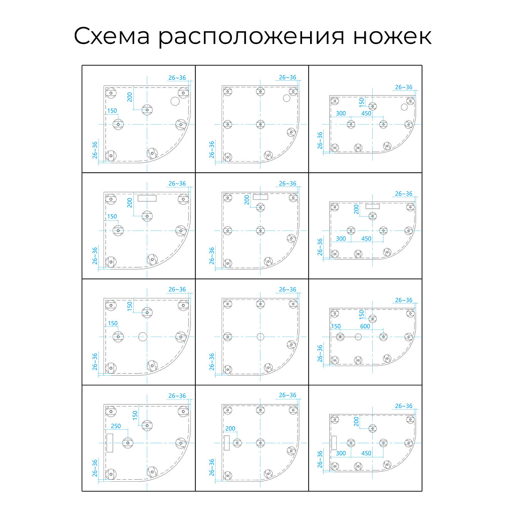 Душевой поддон RGW ST/R-G Stone Tray 100x100 купить в интернет-магазине Sanbest