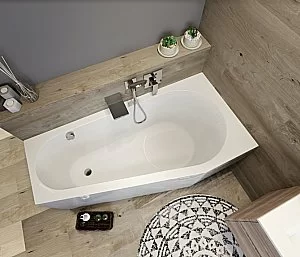 Акриловая ванна Riho Delta 160x80 белая купить в интернет-магазине Sanbest