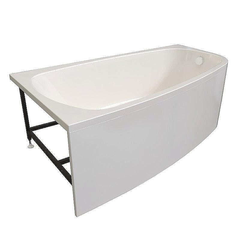 Ванна акриловая Радомир Рона 158х90 белая, слив хром купить в интернет-магазине Sanbest