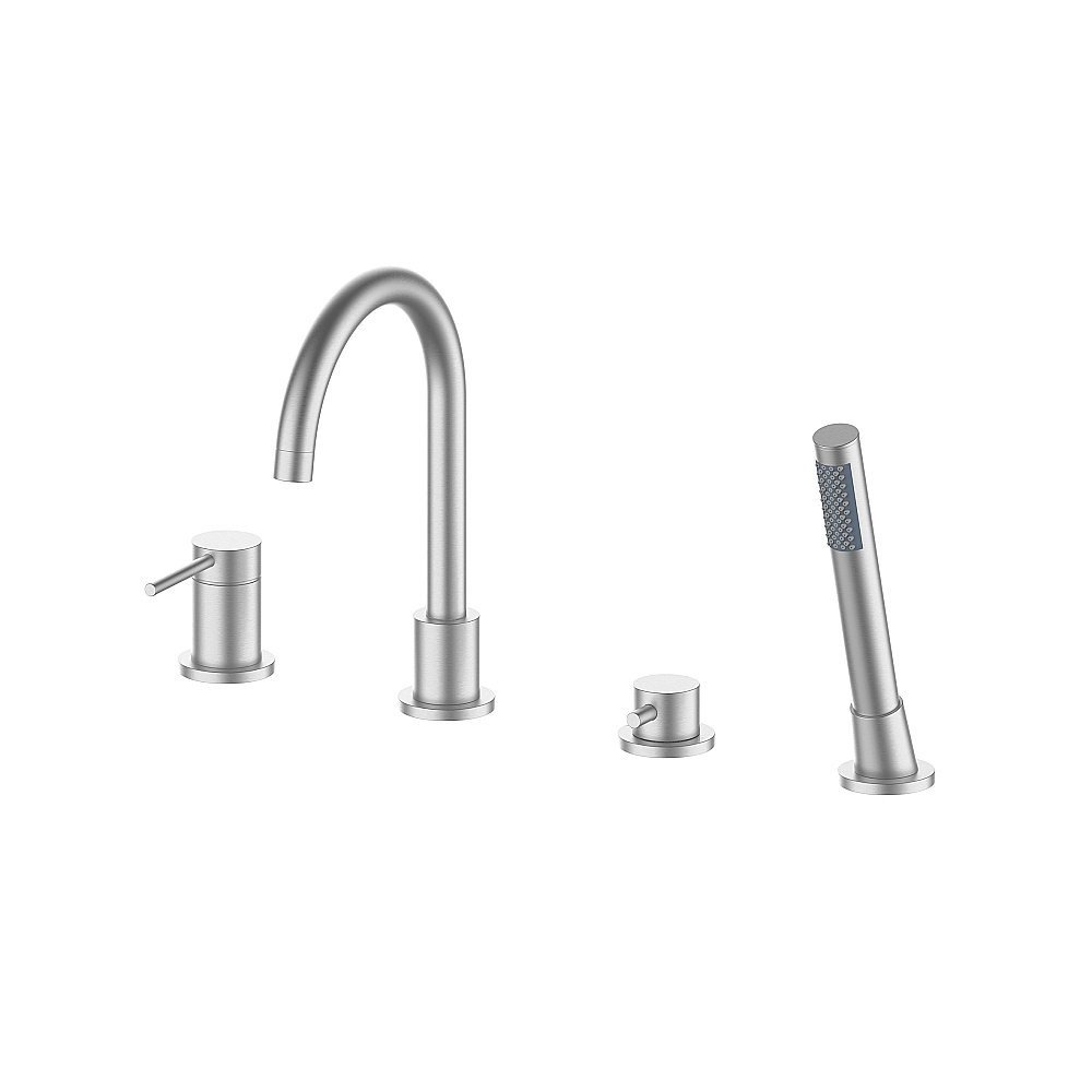 Смеитель для ванны Oliveeka Y OL-669017-BN никель брашированный купить в интернет-магазине сантехники Sanbest