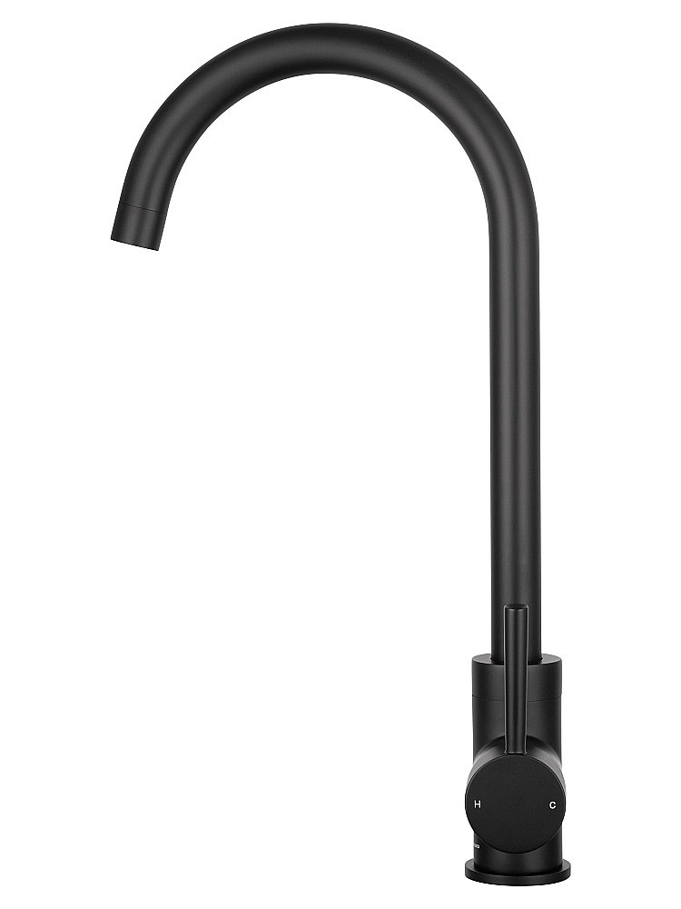 Смеситель для кухни WONZON & WOGHAND WW-A21102-MB черный матовый купить в интернет-магазине сантехники Sanbest